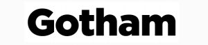 Gotham typeface example